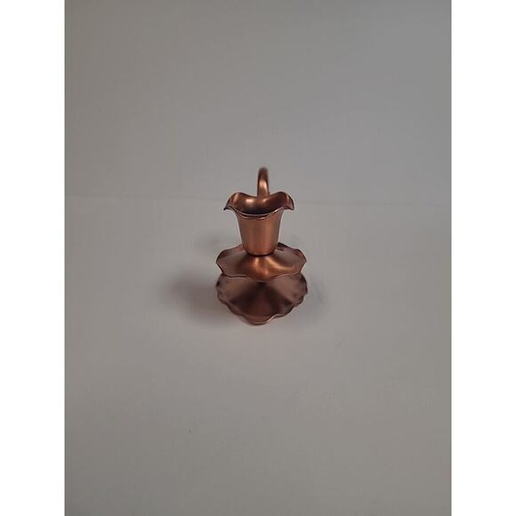 Vintage GREGORIAN Copper Arts & Crafts Hand Craft Candle Holder - Picture 5 of 9